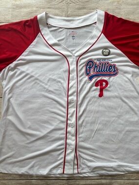 Women’s Major League Phillies Jersey 3xl New!
